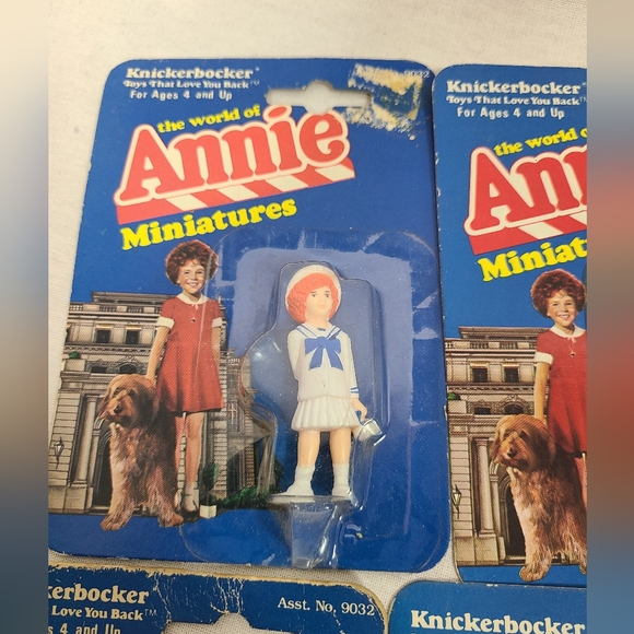 Set Of 9 1982 The World Of Annie Miniatures Knickerbocker - Picture 12 of 14